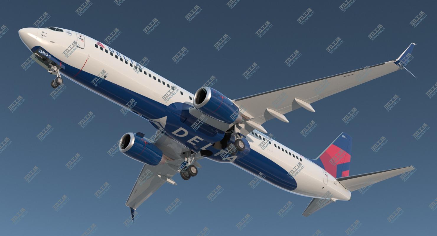 images/goods_img/2021040232/3D Boeing 737-900 with Interior and Cockpit Delta Air Lines model/5.jpg